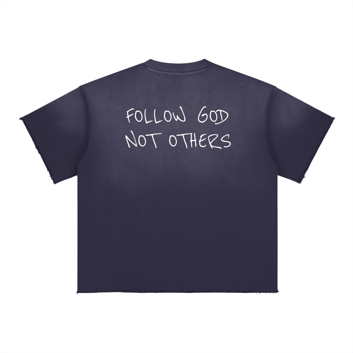 Sun Fade Raw Edge T-Shirt