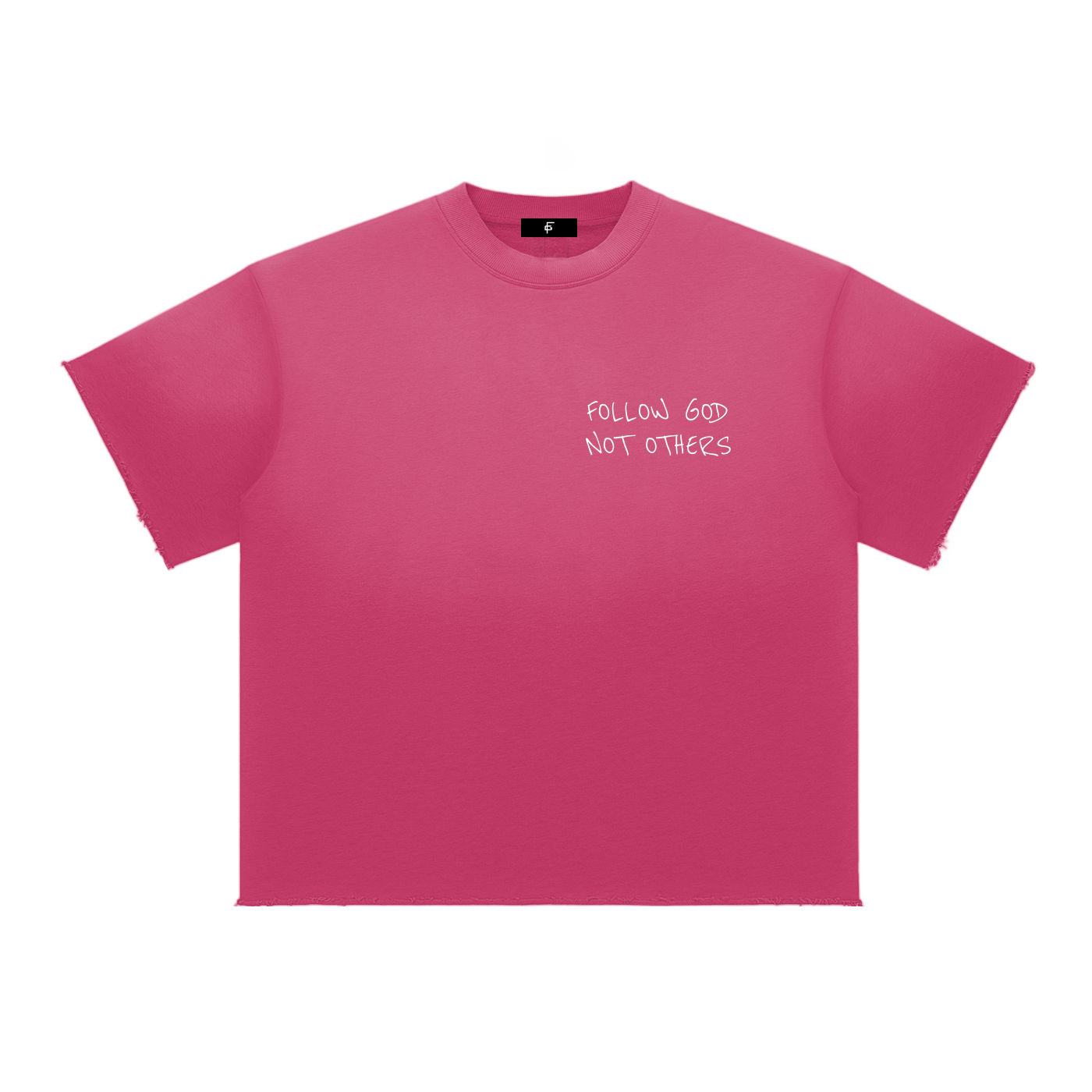 Sun Fade Raw Edge T-Shirt