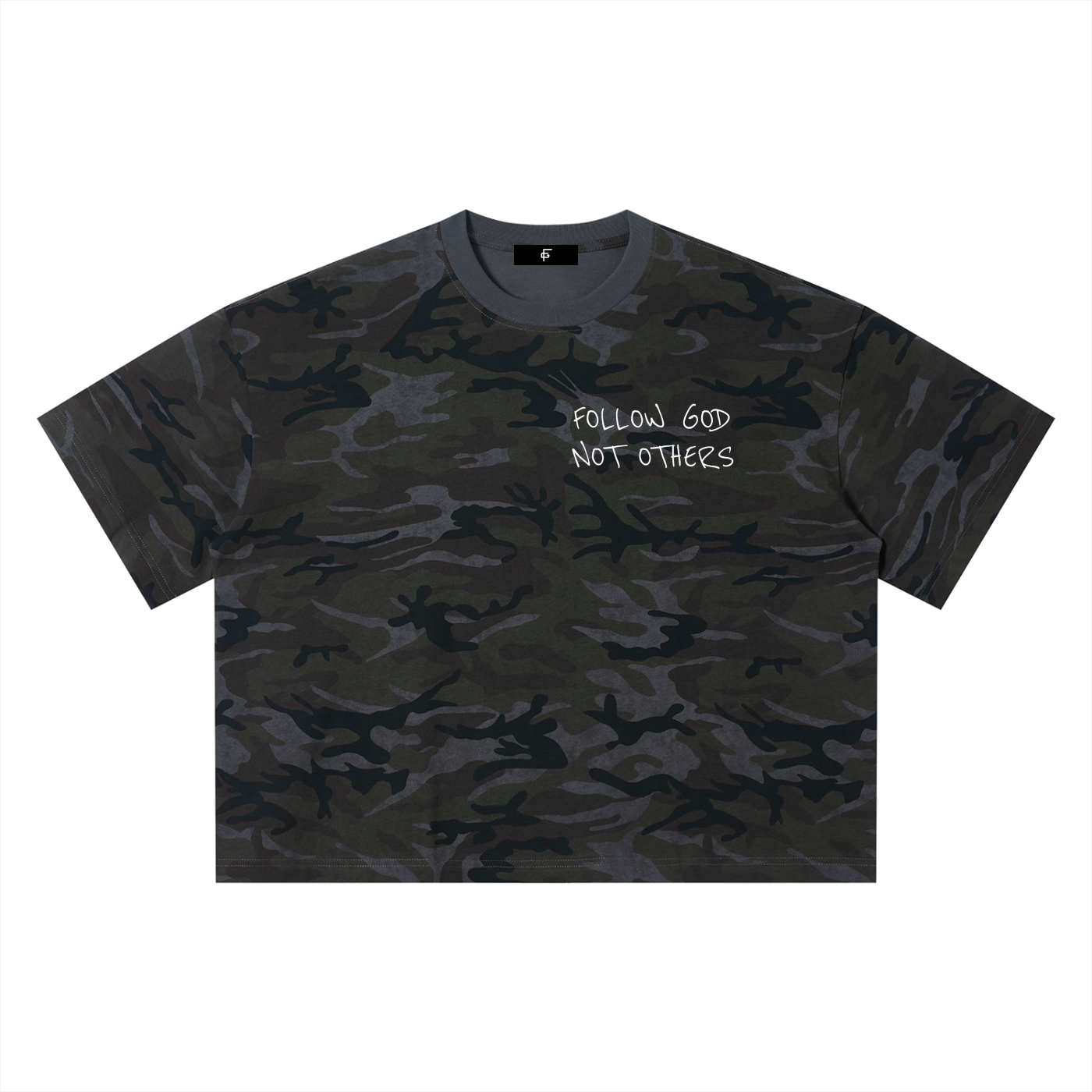 Unisex Camo Boxy T-Shirt