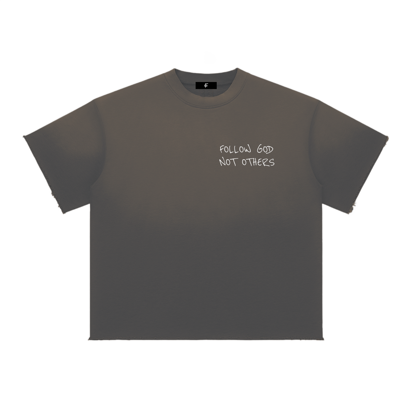 Sun Fade Raw Edge T-Shirt