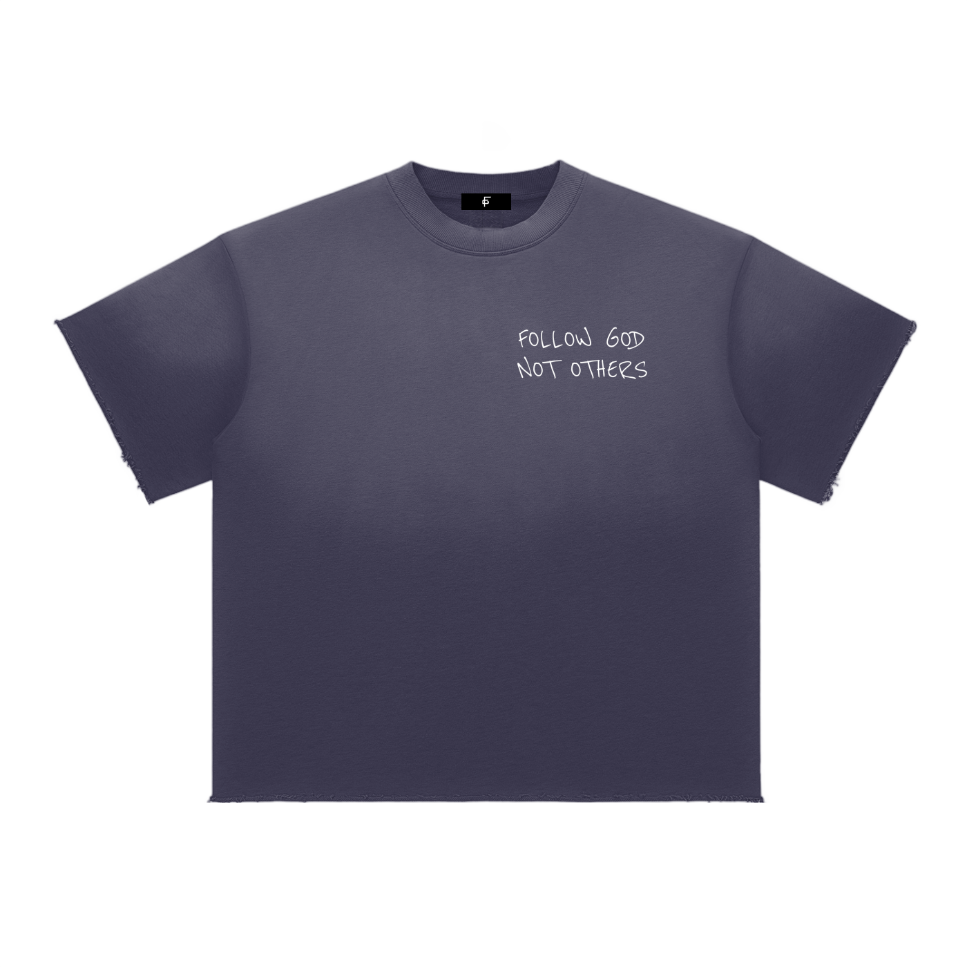 Sun Fade Raw Edge T-Shirt