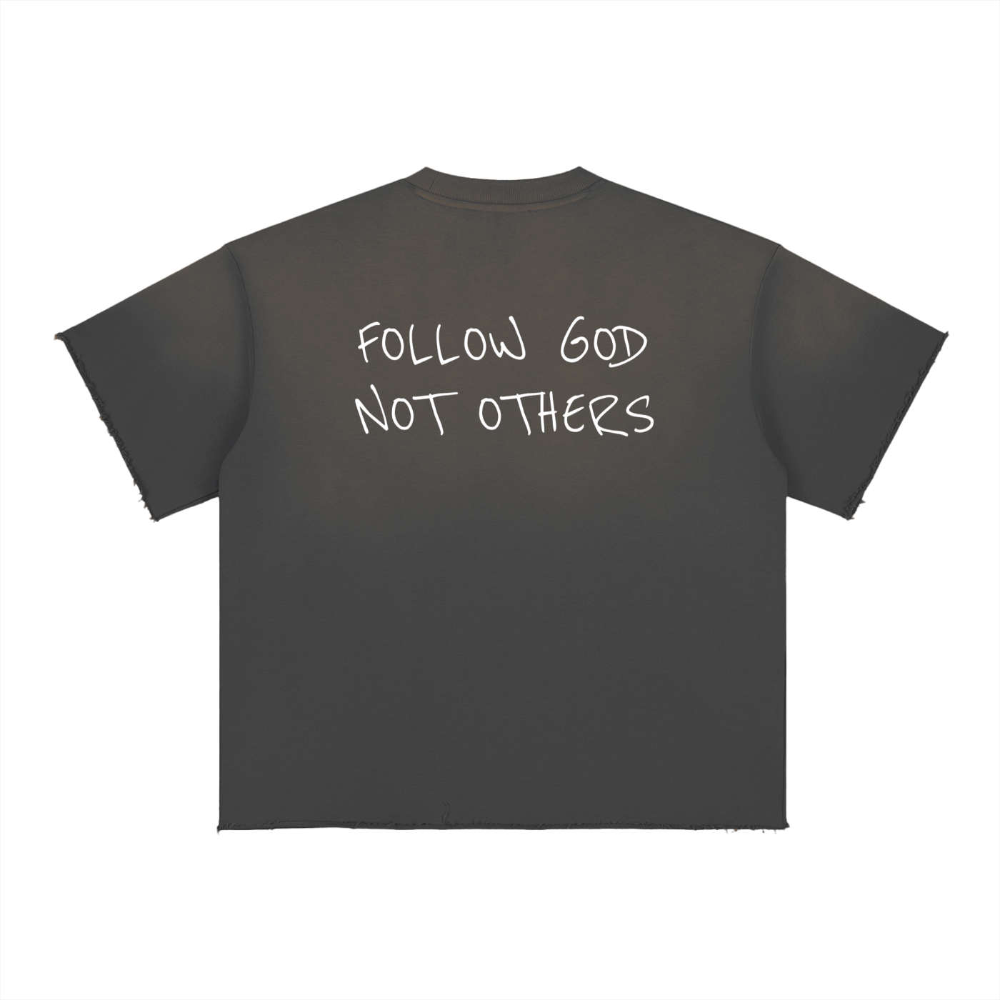 Sun Fade Raw Edge T-Shirt